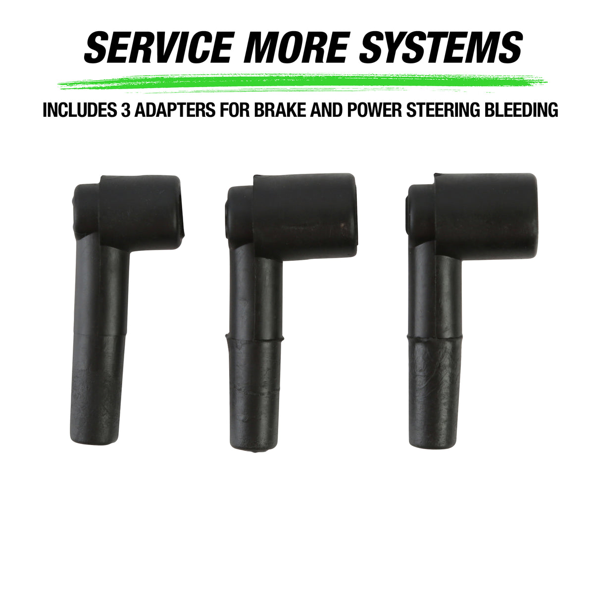 OEMTOOLS 27311 Power Steering and Brake Bleed Adapter Kit Additional Image 2