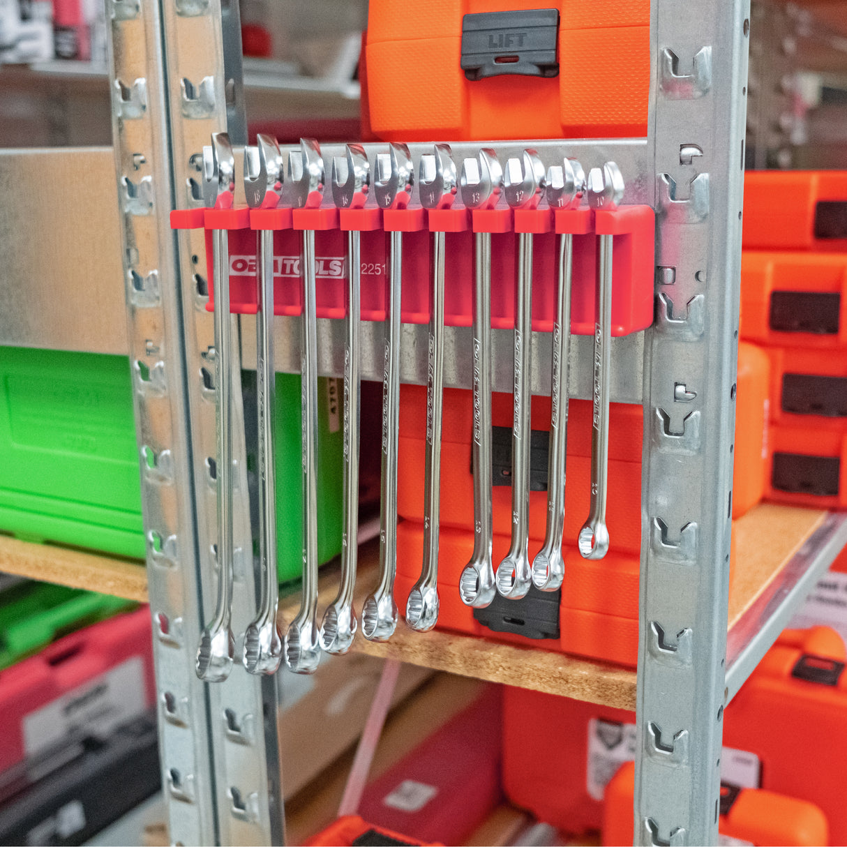 OEMTOOLS 22514 Magnetic Wrench Holder (Red) Additional Image 8