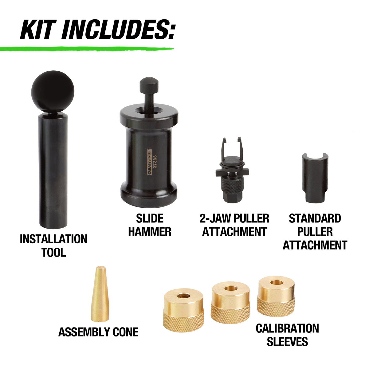 OEMTOOLS 37383 VW/Audi Fuel Injector Puller Kit Additional Image 2