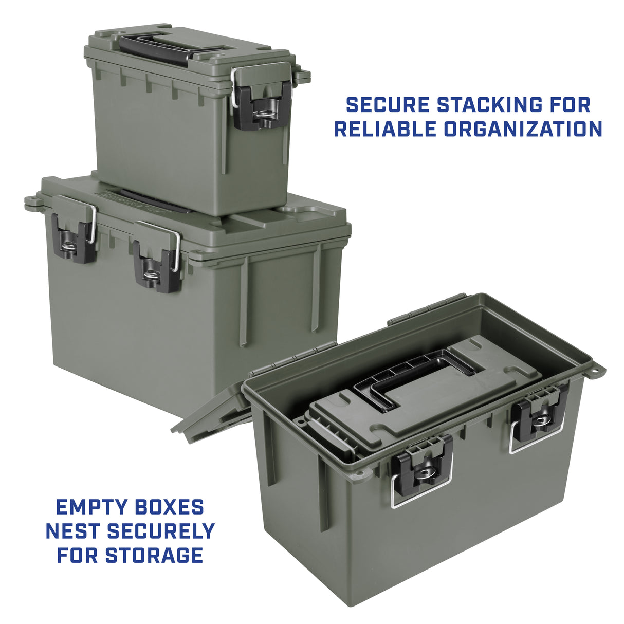 Sheffield 12713 2PK Nested Field Box Set-Olive Drab Green Additional Image 5