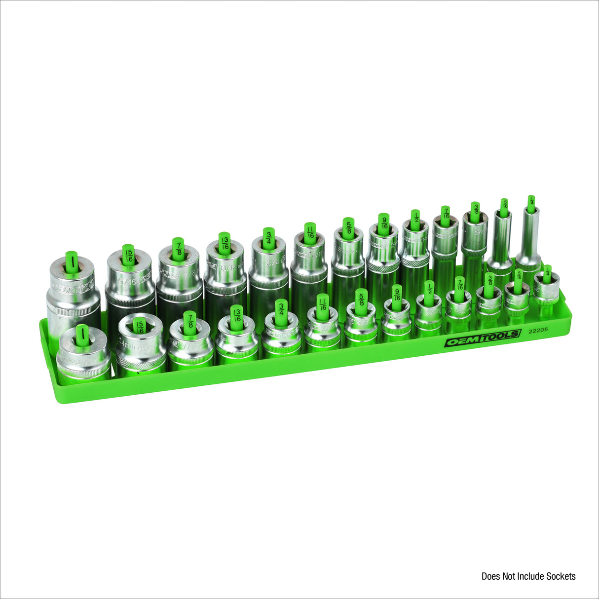 OEMTOOLS 22205 3/8in. Drive Socket Tray - SAE Additional Image 1