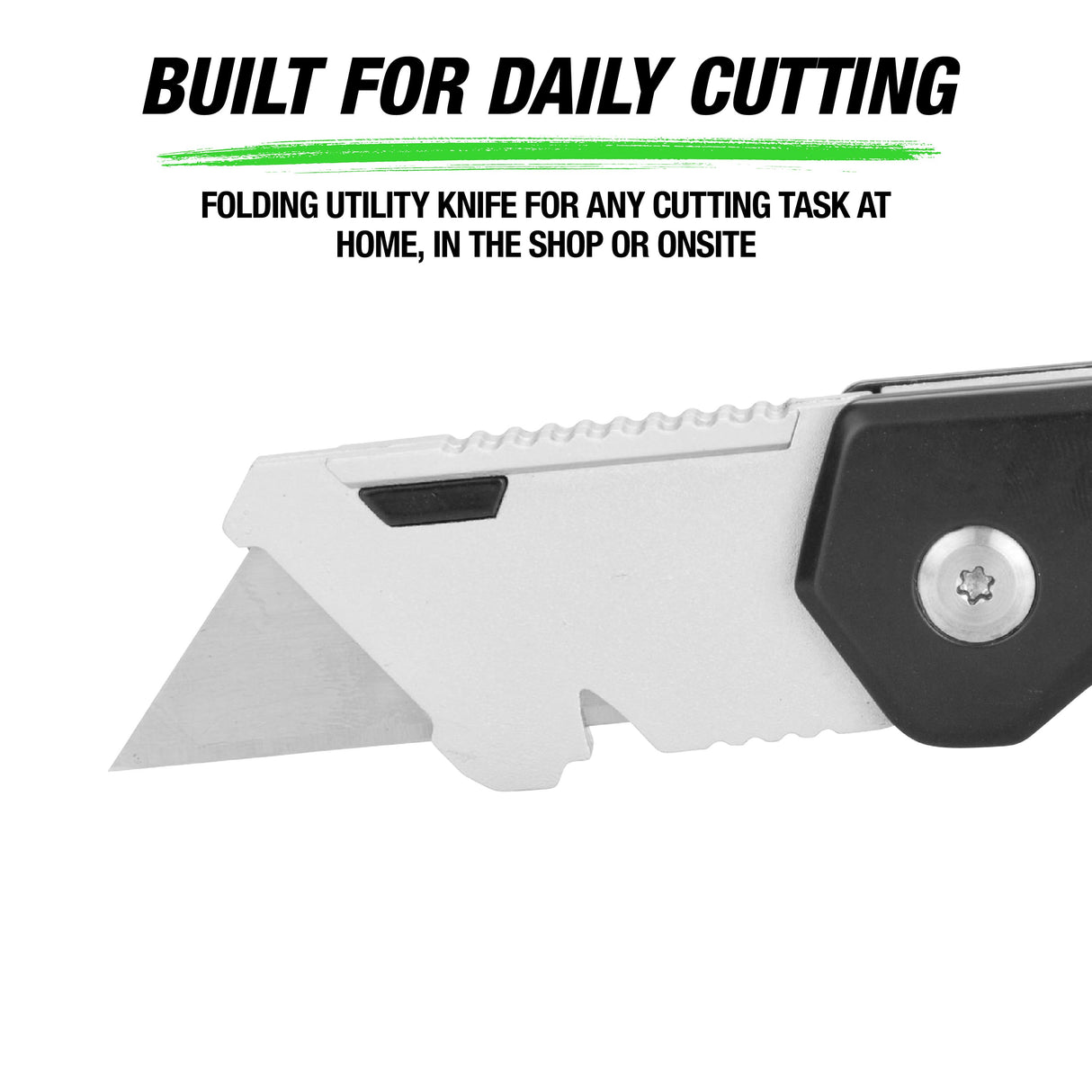 OEMTOOLS 25537 Folding Lock Back® Utility Knife with Blade Dispenser Additional Image 2