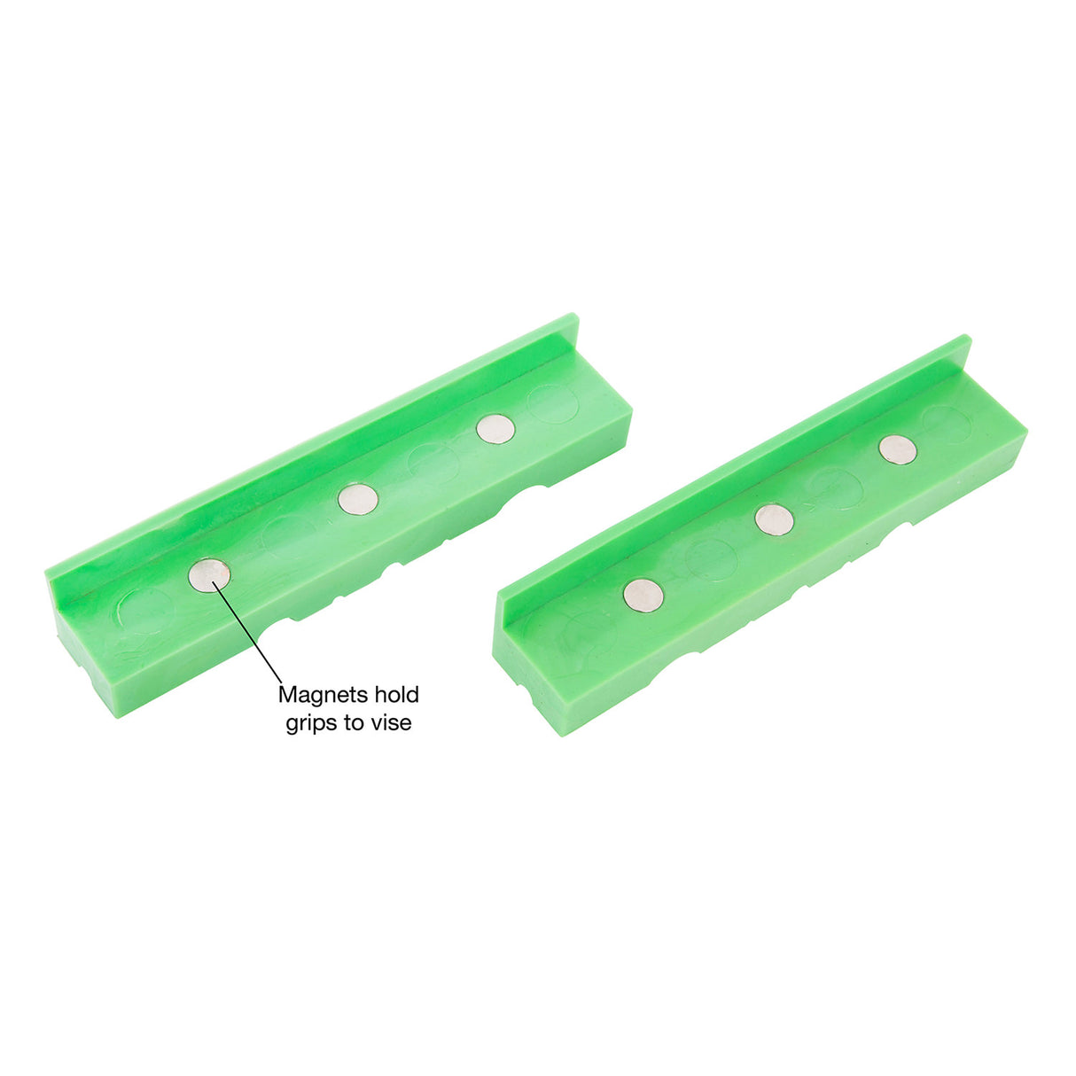 OEMTOOLS 24244 6in. Bench Vise Jaw Pads - Pair Additional Image 2