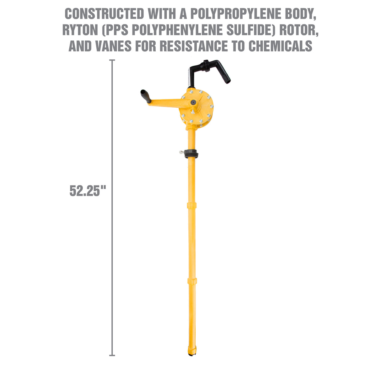 OEMTOOLS 24470 Polypropylene Rotary Drum Pump Additional Image 2
