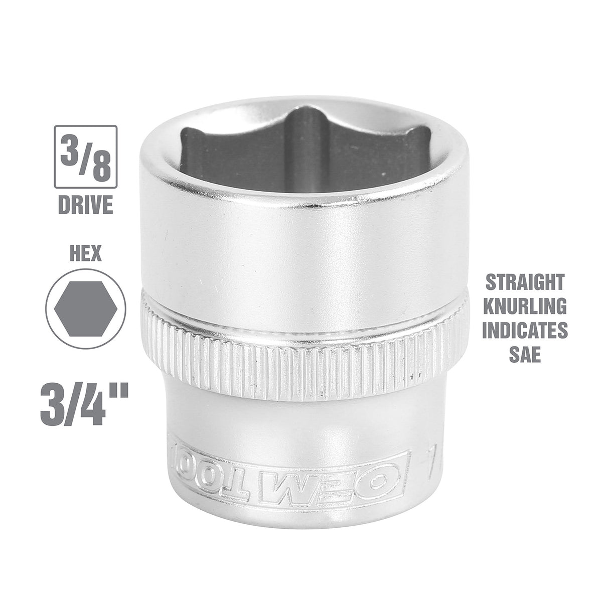 OEMTOOLS 22310 3/4 Inch SAE Socket Additional Image 1