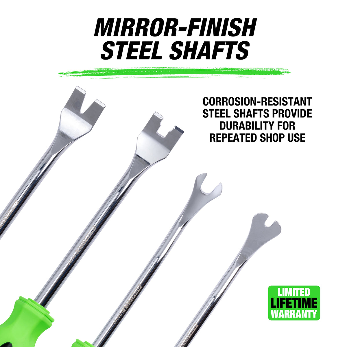 OEMTOOLS 24161 4-Piece Auto Trim Clip & Fastener Removal Tool Set Additional Image 4