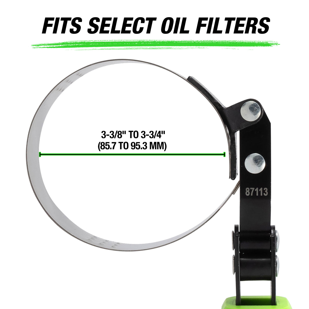 OEMTOOLS 87113 Professional Swivel Oil Filter Wrench (3-3/8in. - 3-3/4in.) Additional Image 1