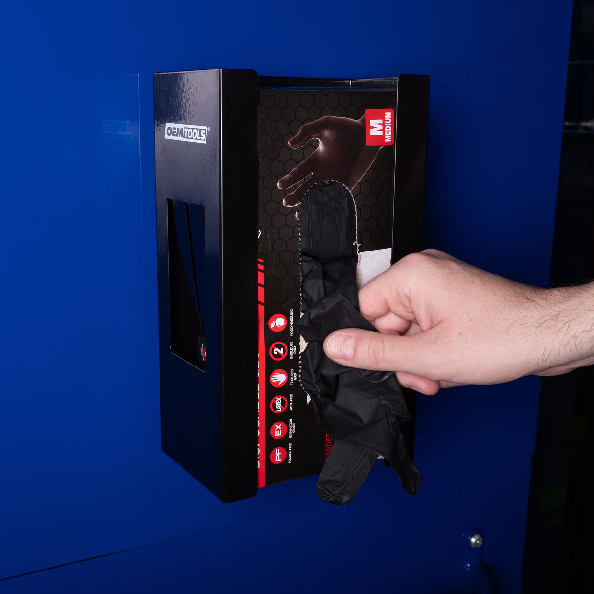 OEMTOOLS 23125 Magnetic Glove Dispenser - Black Additional Image 6