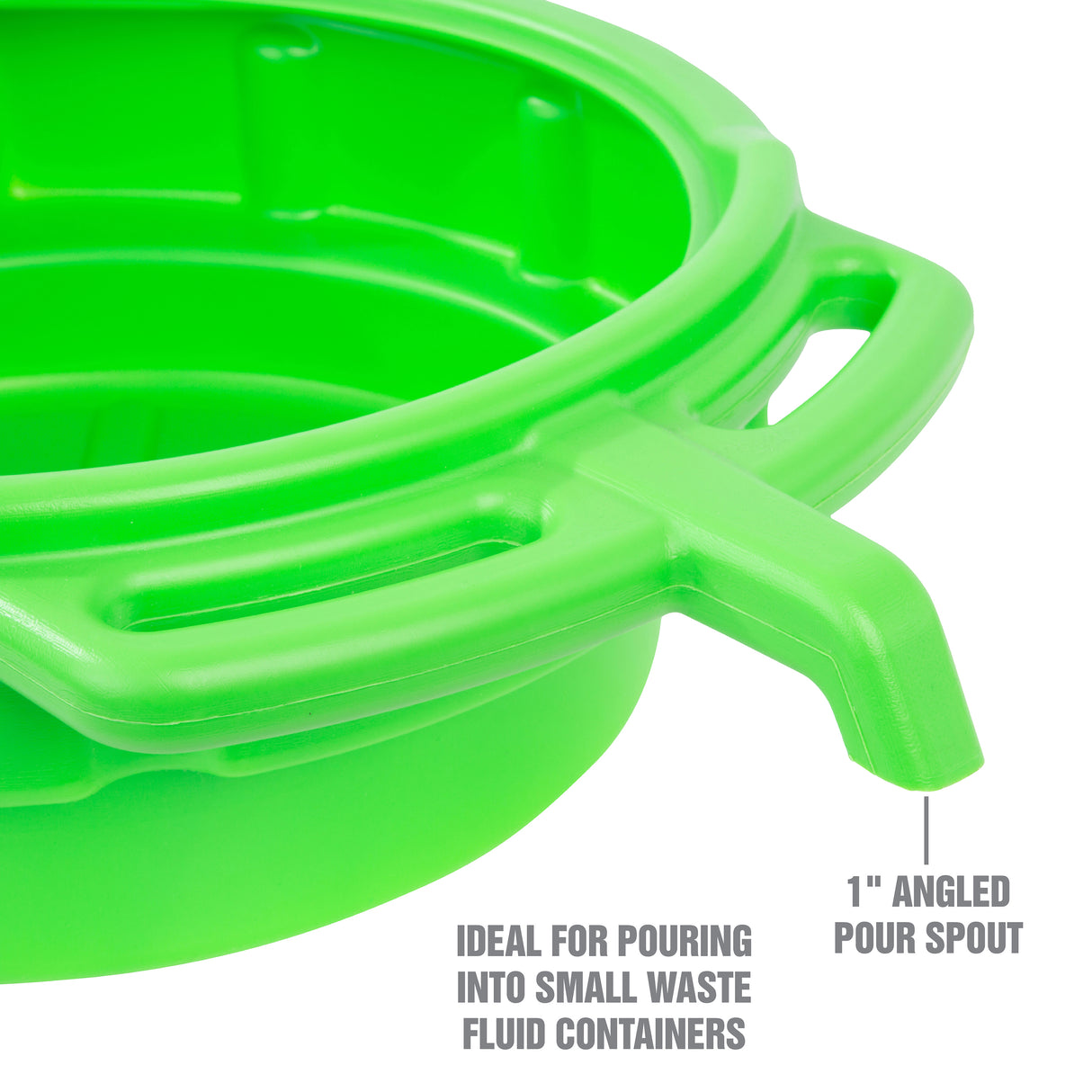 OEMTOOLS 87034 4 Gallon Oil Drain Pan - Green Additional Image 3