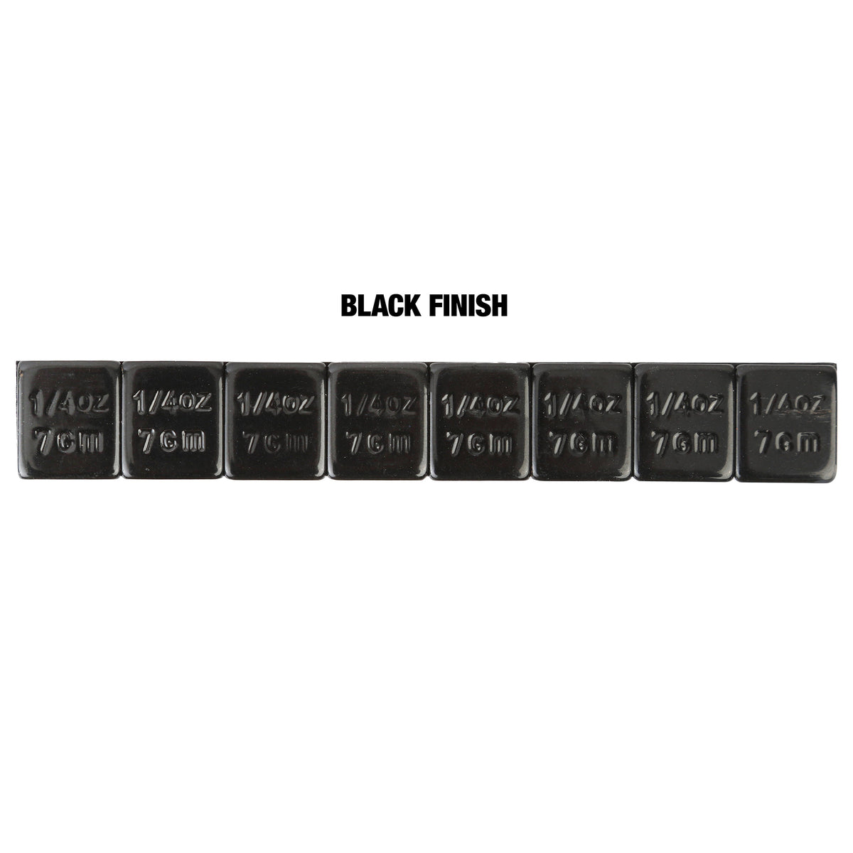 OEMTOOLS 23216 0.25 Oz. Black Steel Adhesive Wheel Weights, 30 Strips of 8, 240 Pieces per Box Additional Image 5
