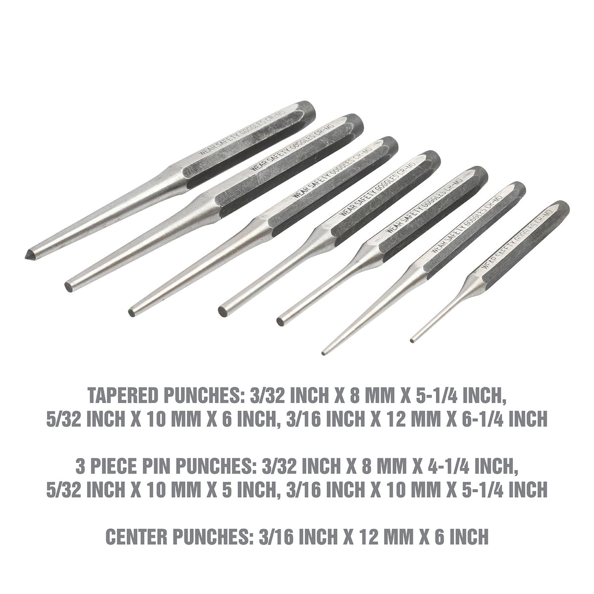 OEMTOOLS 23996 11 Piece Punch and Chisel Set Additional Image 5
