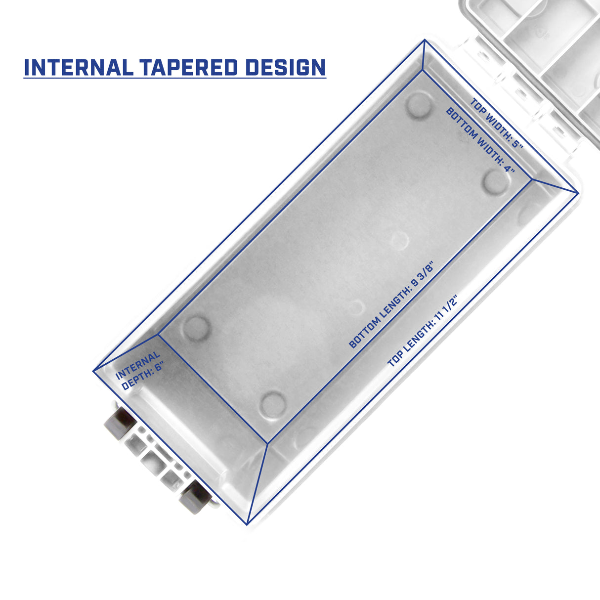 Sheffield 12681 Marine Storage Box – White Additional Image 2