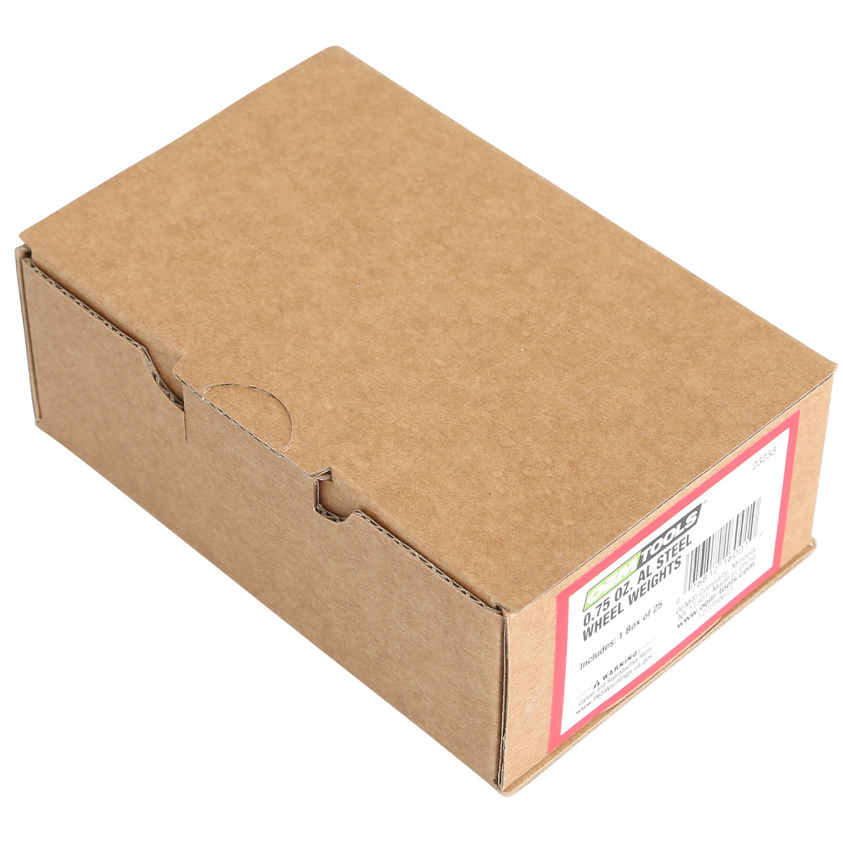 OEMTOOLS 23233 0.75 Oz. AL Style Steel Wheel Weight - 1 Box of 25 Additional Image 7