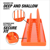 OEMTOOLS 22418 6 Piece SAE and Metric Socket Tray Set (Orange and Black) Additional Image 5