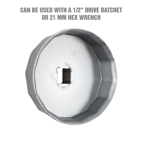 OEMTOOLS 87133 75.6 mm Mazda/Ford Cap Filter Wrench Additional Image 3