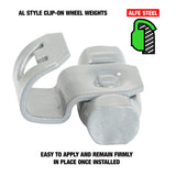OEMTOOLS 23231 0.50 Oz. AL Style Steel Wheel Weight - 1 Box of 25 Additional Image 2