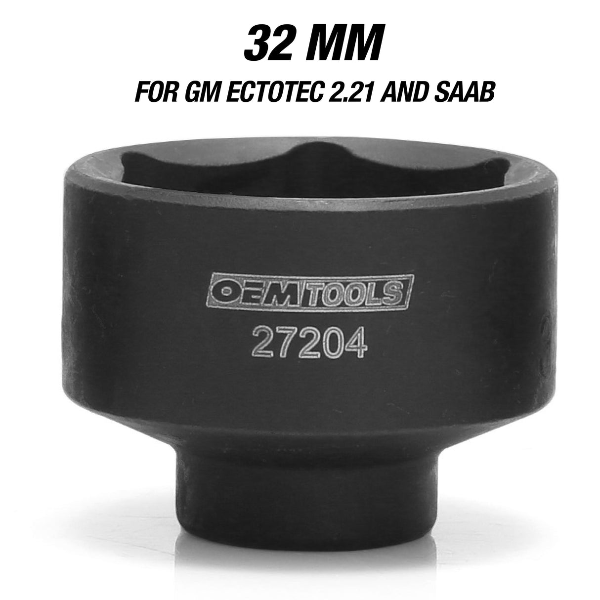 OEMTOOLS 27204 3 Piece Oil Cap Filter Socket Set (27 mm, 32 mm, and 36 mm) Additional Image 3