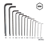 OEMTOOLS 24248 26 Piece SAE and Metric Hex Key Set Additional Image 1