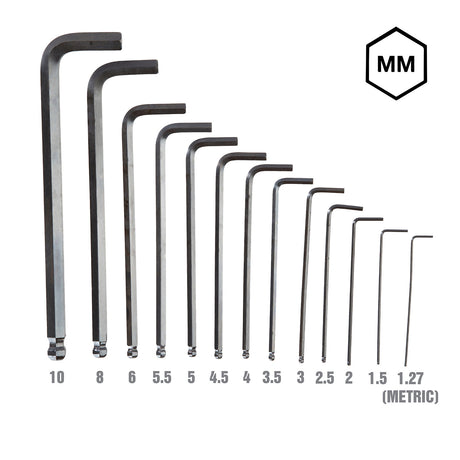 OEMTOOLS 24248 26 Piece SAE and Metric Hex Key Set Additional Image 1
