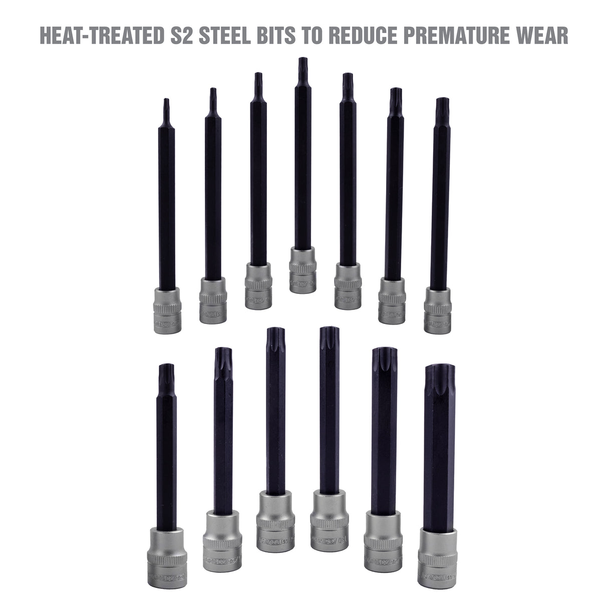 OEMTOOLS 23905 13 Piece Magnetic Long Star Bit Socket Set Additional Image 4