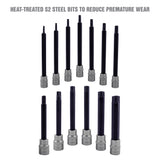 OEMTOOLS 23905 13 Piece Magnetic Long Star Bit Socket Set Additional Image 4