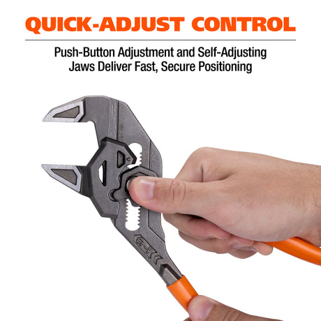 GreatNeck 68402 10in. Pliers Wrench Additional Image 2