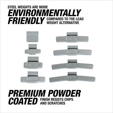 OEMTOOLS 68954A Complete Wheel Weight Kit, Weights Only Additional Image 2