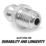 OEMTOOLS 25794 1/4in. Straight 28 Grease Fittings 10-Pack Additional Image 2