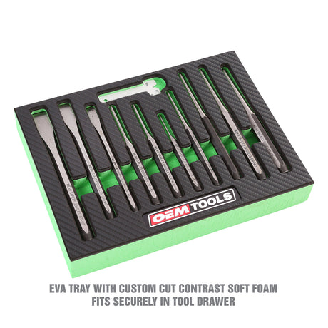 OEMTOOLS 23996 11 Piece Punch and Chisel Set Additional Image 1