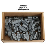 OEMTOOLS 23245 0.50 Oz. LH Style Steel Wheel Weigh - 1 Box of 25 Additional Image 4