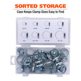 GreatNeck 68228 40-Piece Steel Hose Clamp Assortment Additional Image 4