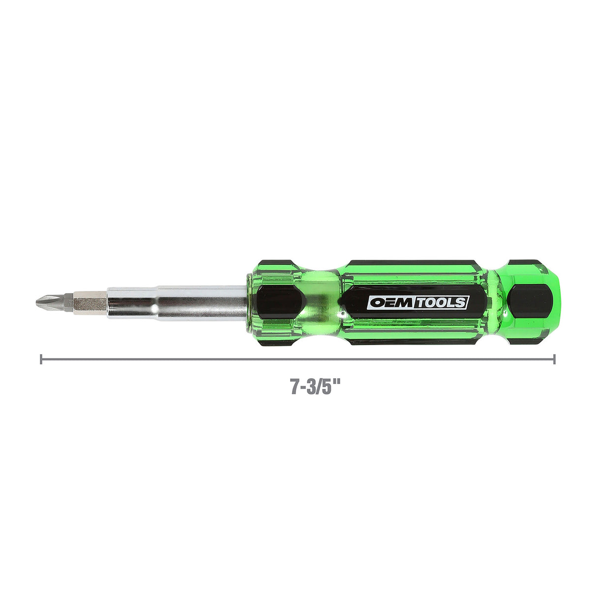 OEMTOOLS 22588 13-in-1 Multi-Bit Screwdriver, Nut Driver and Schrader Valve Tool Additional Image 3