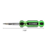 OEMTOOLS 22588 13-in-1 Multi-Bit Screwdriver, Nut Driver and Schrader Valve Tool Additional Image 3