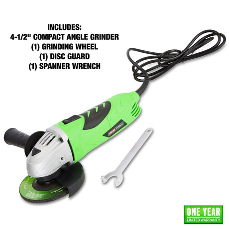 OEMTOOLS 24663 4-1/2in. Compact Angle Grinder Additional Image 1