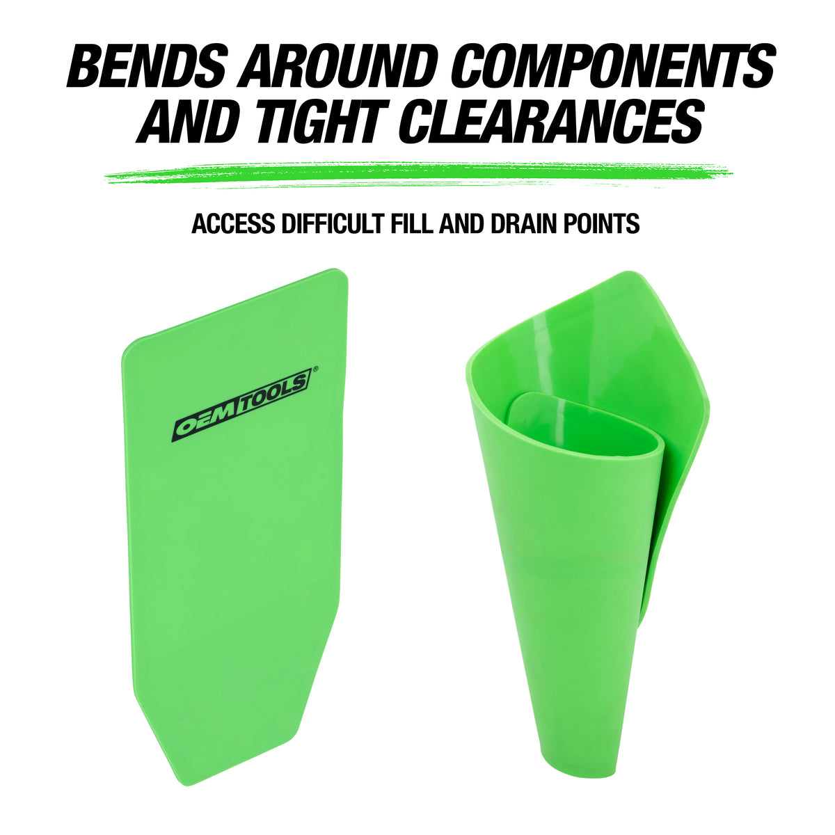OEMTOOLS 87250 Flexible Roll Up Oil Funnel Additional Image 1