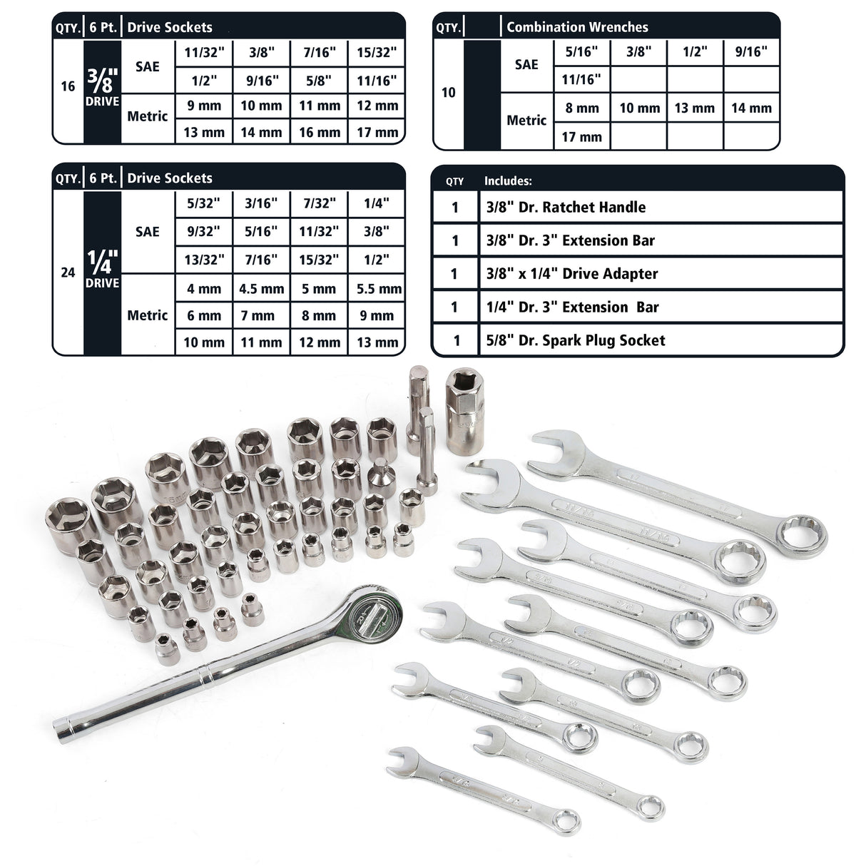 GreatNeck MS191 Mariner's Tool Set (191 Piece) Additional Image 7