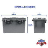 Sheffield 12766 4 PK XL Field Box Set - Gray Additional Image 1