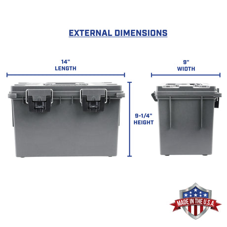 Sheffield 12766 4 PK XL Field Box Set - Gray Additional Image 1