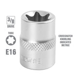 OEMTOOLS 22809 E16 3/8 Inch Drive External Star Socket Additional Image 1