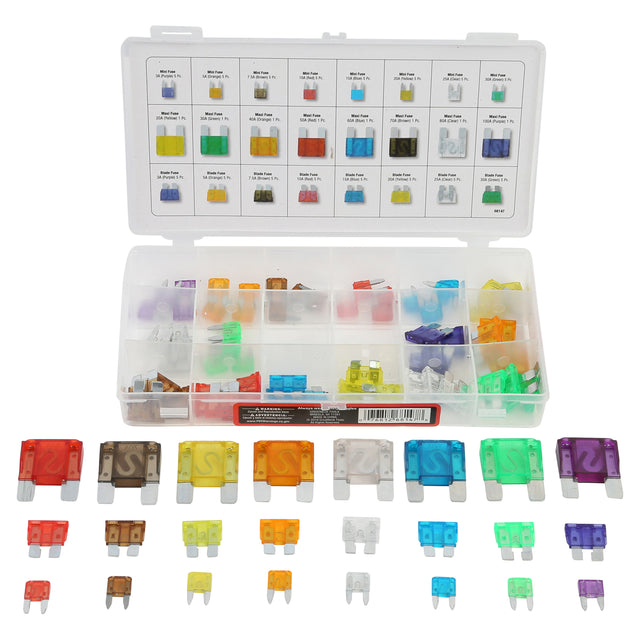 Hardware Machinery® 68147 88-Piece Master Auto Fuse Assortment Main Image