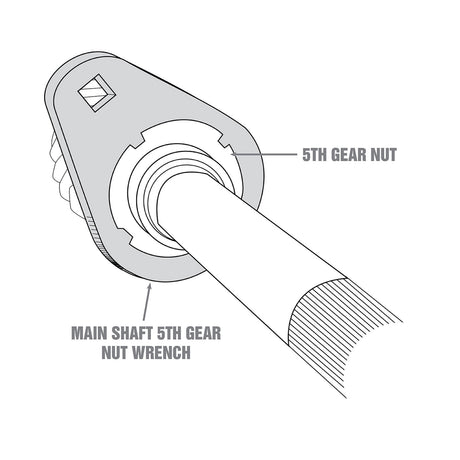 OEMTOOLS 25103 Dodge Main Shaft 5th Gear Nut Wrench Additional Image 4