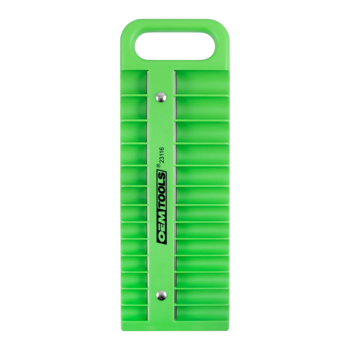 OEMTOOLS 23116 Portable Magnetic Socket Organizer 1/4in. Drive - Green Main Image