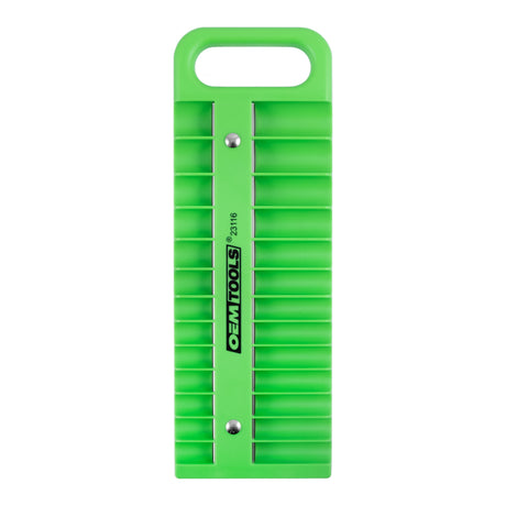OEMTOOLS 23116 Portable Magnetic Socket Organizer 1/4in. Drive - Green Main Image