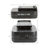 OEMTOOLS 24662A 20V Li-Ion 2.0 Ah Replacement Battery Additional Image 2