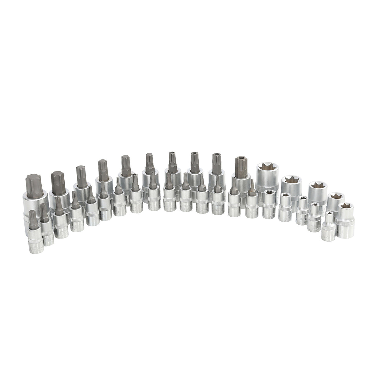 OEMTOOLS 25951 35 Piece 1/4in., 3/8in. and 1/2in. Drive Star Bit Set Main Image