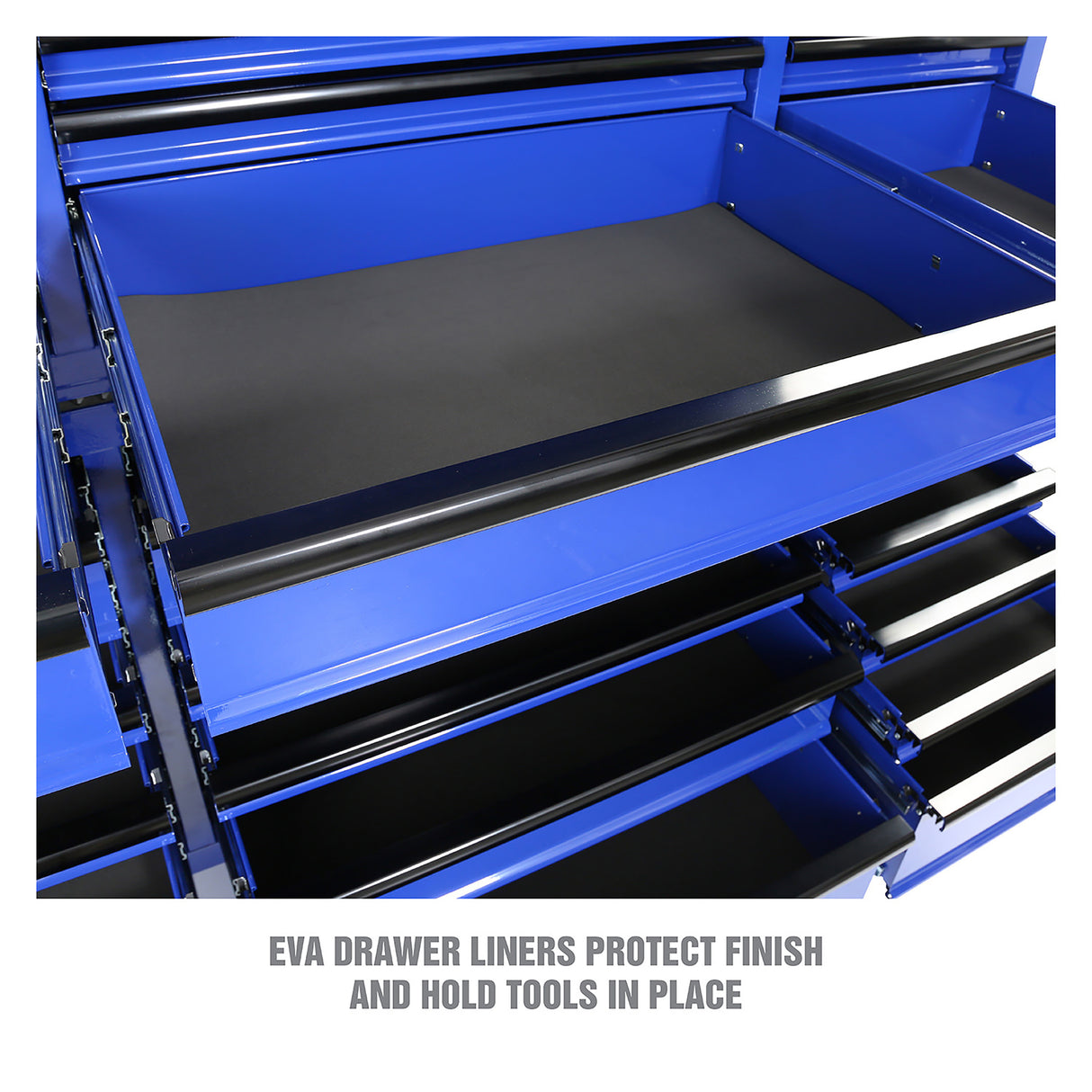 OEMTOOLS 24741 Professional Series 72 Inch Chest and Cabinet Set - Blue Additional Image 5
