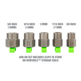 OEMTOOLS 22987 5 Piece Spiral Type Extractor Add-On Set Additional Image 1