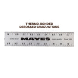Mayes 10207 Straight Edge Aluminum Ruler (24 x 2 Inch) Additional Image 4