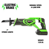 OEMTOOLS 24491 20V MAX* Li-ion Reciprocating Saw Additional Image 3