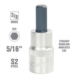 OEMTOOLS 22865 3/8 Inch Drive Hex Bit Socket (5/16 Inch) Additional Image 1